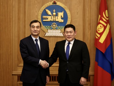 Монгол Улсын Ерөнхий сайд Л.Оюун-Эрдэнэ өнөөдөр БНХАУ-аас манай улсад суугаа Элчин сайд Цай Вэньруй-г хүлээн авч уулзлаа