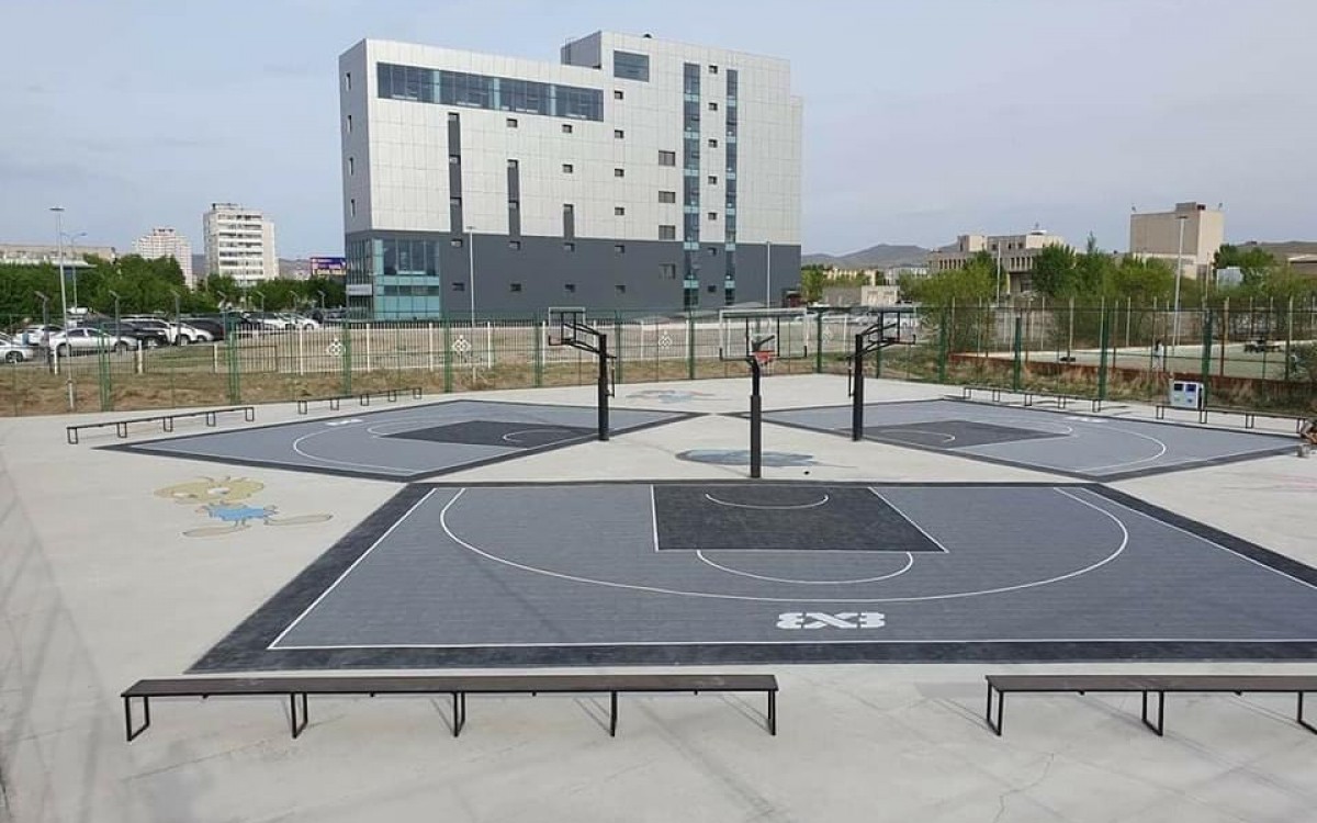 3×3 сагсан бөмбөгийн  ШИНЭ талбайтай боллоо