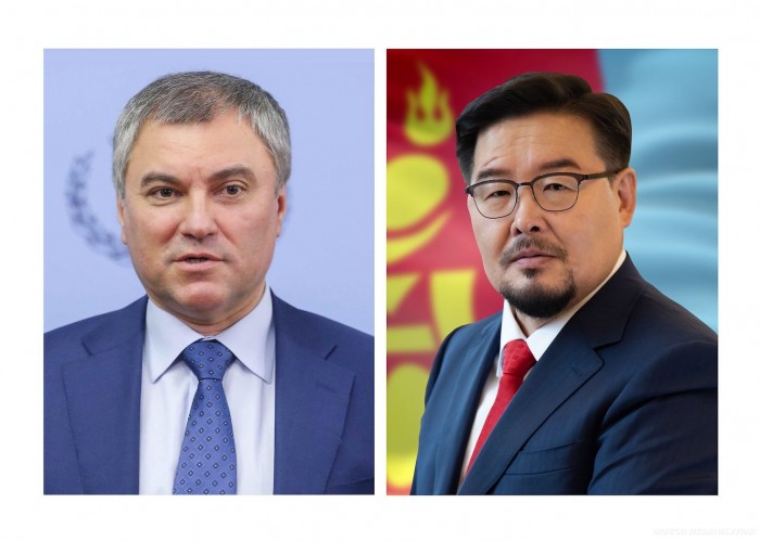 УИХ-ын дарга Г.Занданшатар, ОХУ-ын Холбооны Хурлын Төрийн Думын дарга В.В.Володин нар албан ёсны хэлэлцээ хийнэ