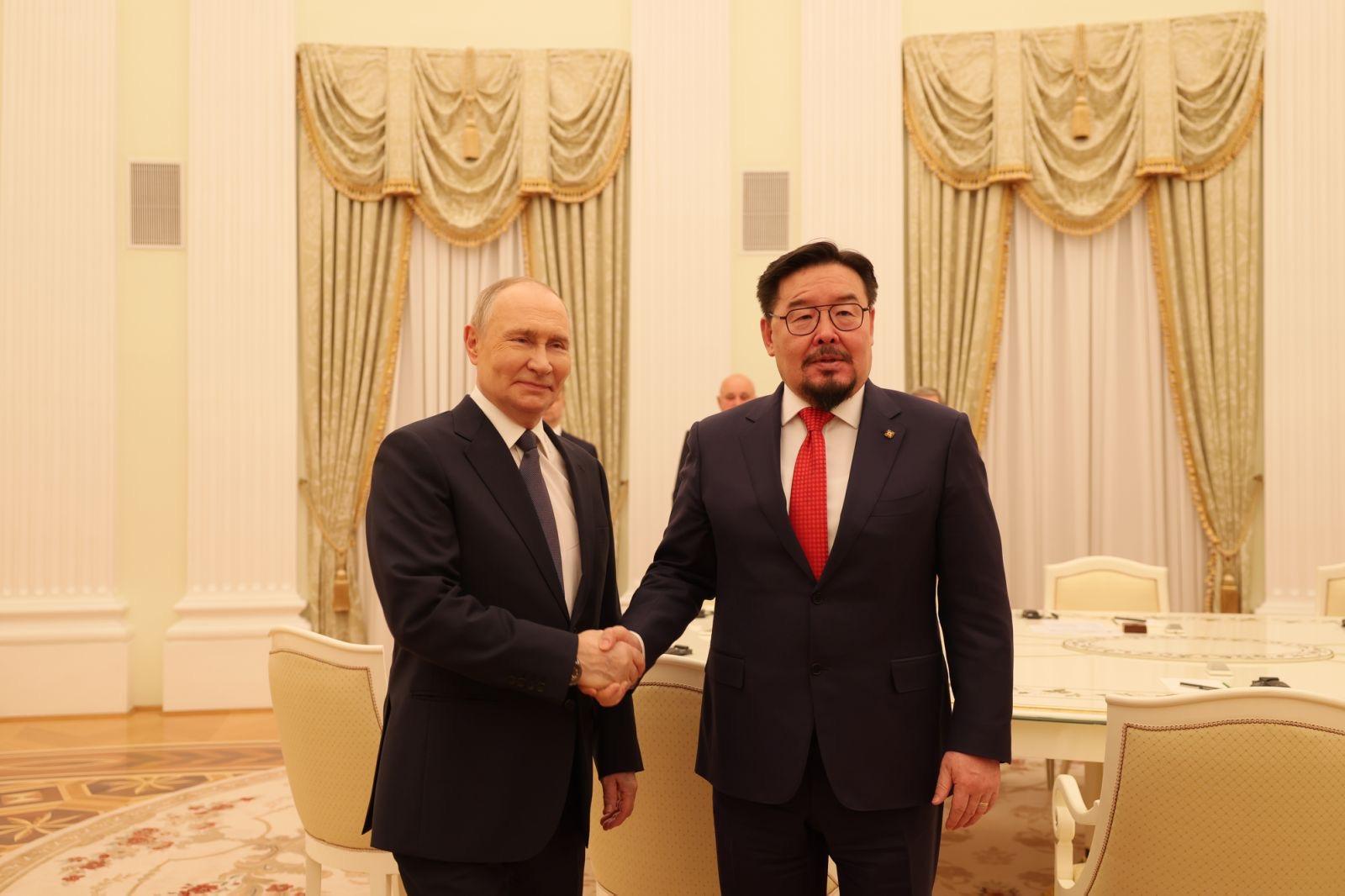 Ерөнхий сайд Г.Занданшатар ОХУ-ын Ерөнхийлөгч В.В.Путинд бараалхлаа