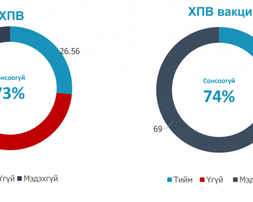 109 мянган хүүхэд ХПВ-ийн эсрэг вакцин хийлгэжээ